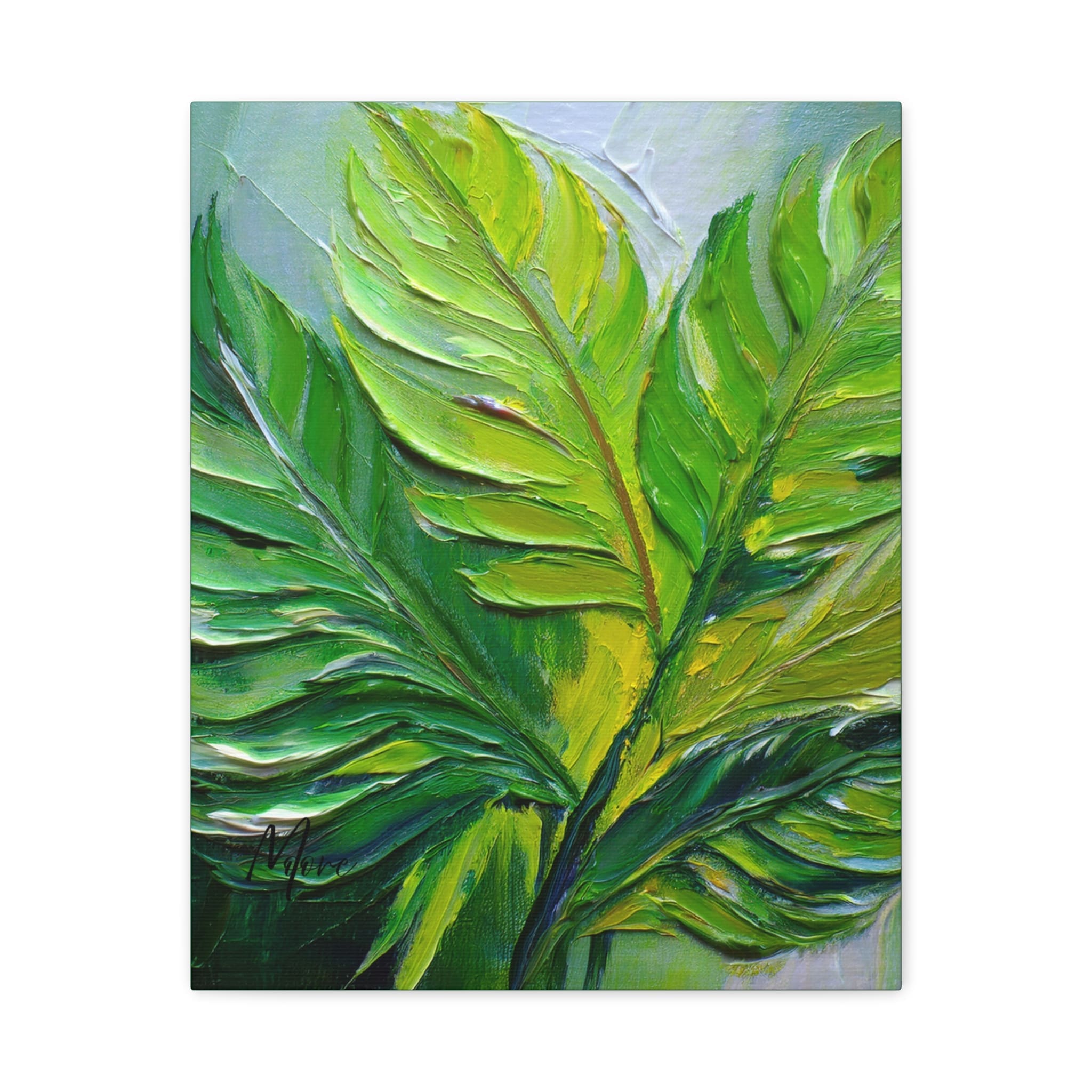 Nature Wall print of a serene forest landscape with soft sunlight filtering through the trees, capturing the peaceful beauty of nature.