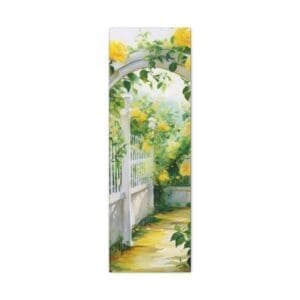 Canvas wall art featuring sunlit roses in full bloom with soft lighting and warm tones—elegant floral décor for living rooms, bedrooms, or romantic spaces”