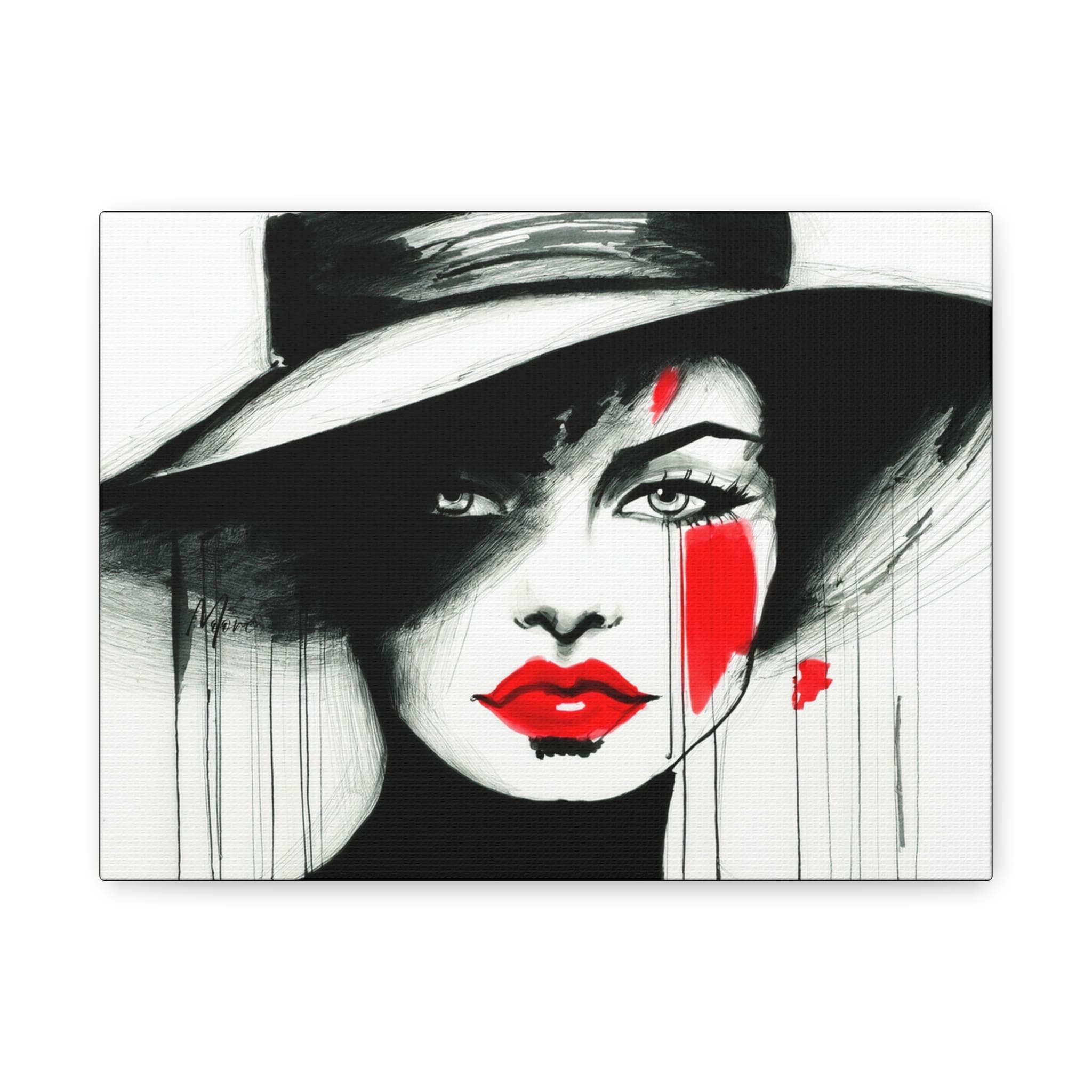Abstract canvas Prints titled Beauty featuring fluid shapes and graceful lines—modern wall décor for artistic, minimalist, or contemporary interiors”