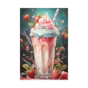 Sweet Strawberry Milkshake