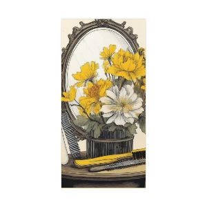 Yellow and White Flowers